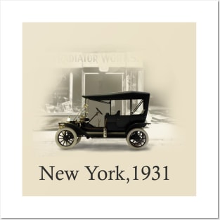 A Ford T in New York Posters and Art